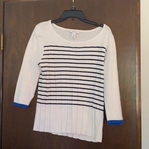 White House Black Market striped sweater